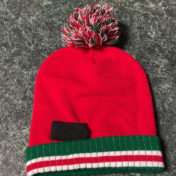 Christmas Reindeer flashing light toque new with tag - Picture 3 of 5